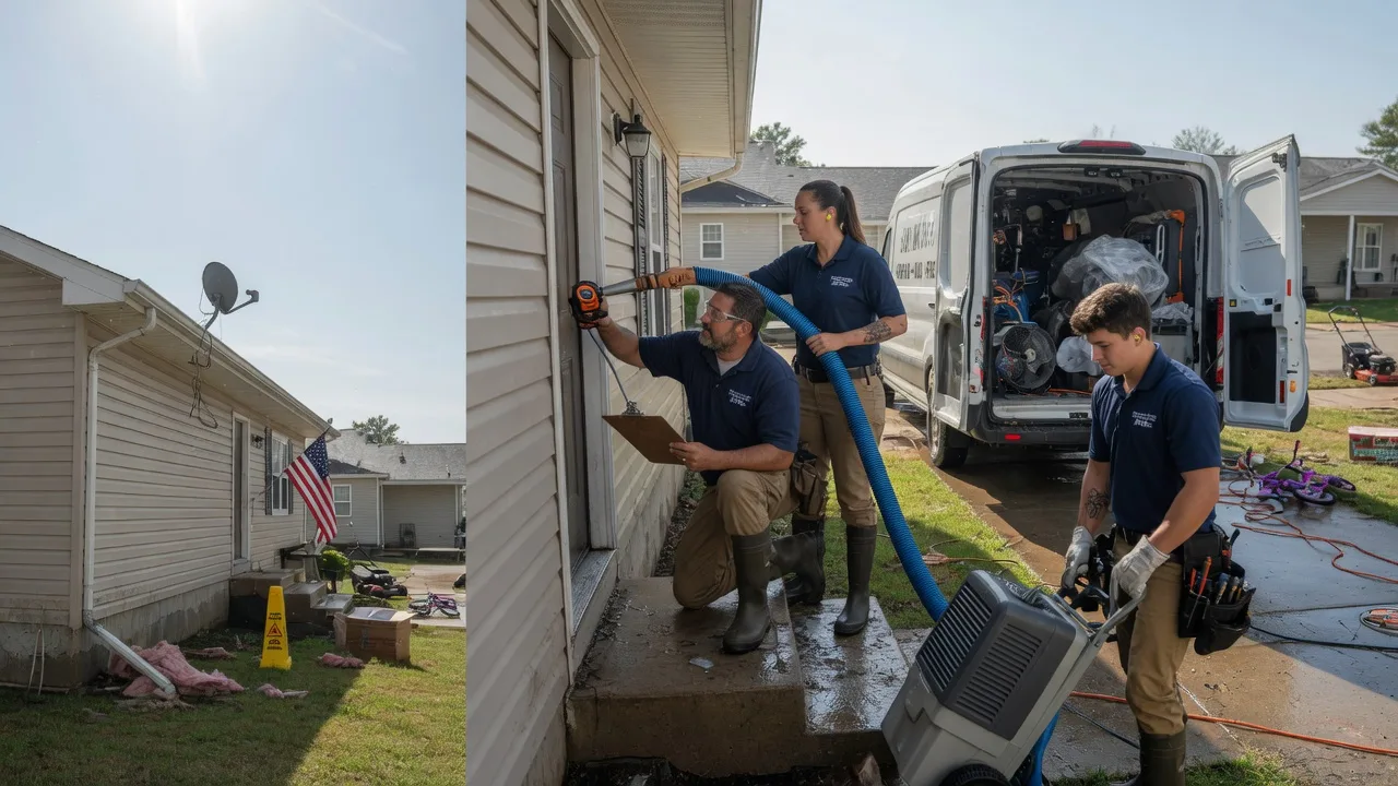 Ceiling Water Damage Restoration in Salesville, OH near me